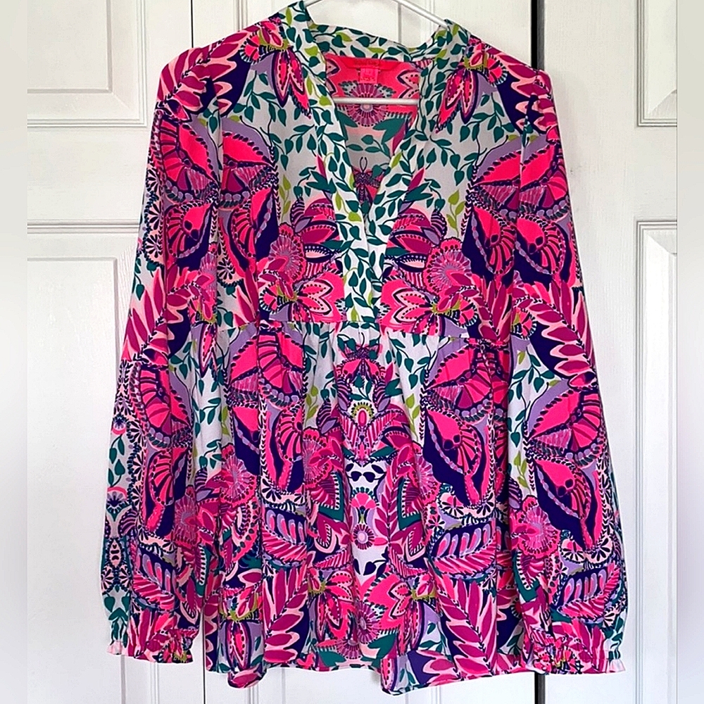 Lilly Pulitzer Tunic in HTF print She's Too Fly
